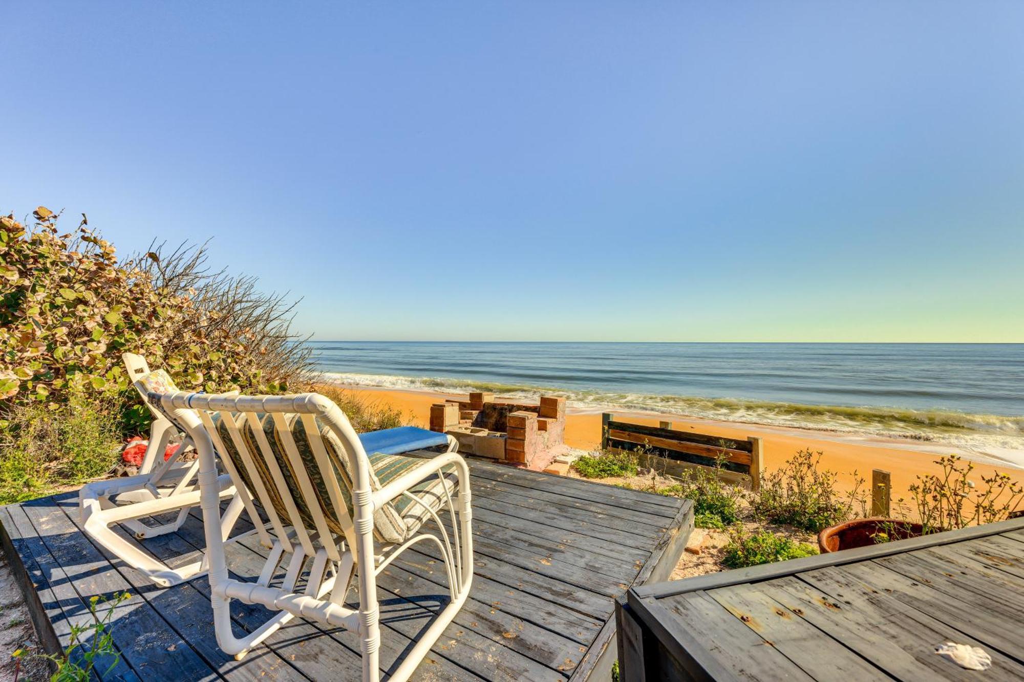 Oceanfront Oasis In Flagler Beach With Deck And Views! מראה חיצוני תמונה