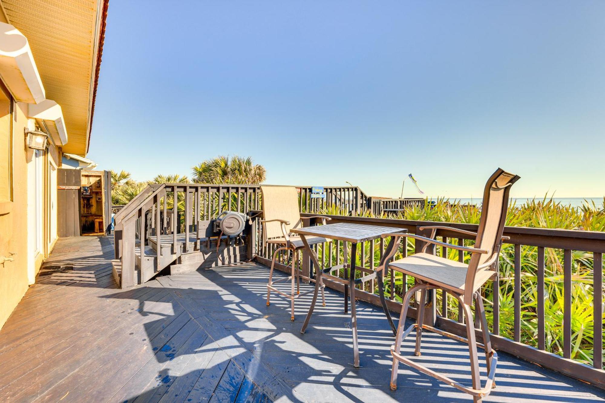 Oceanfront Oasis In Flagler Beach With Deck And Views! מראה חיצוני תמונה