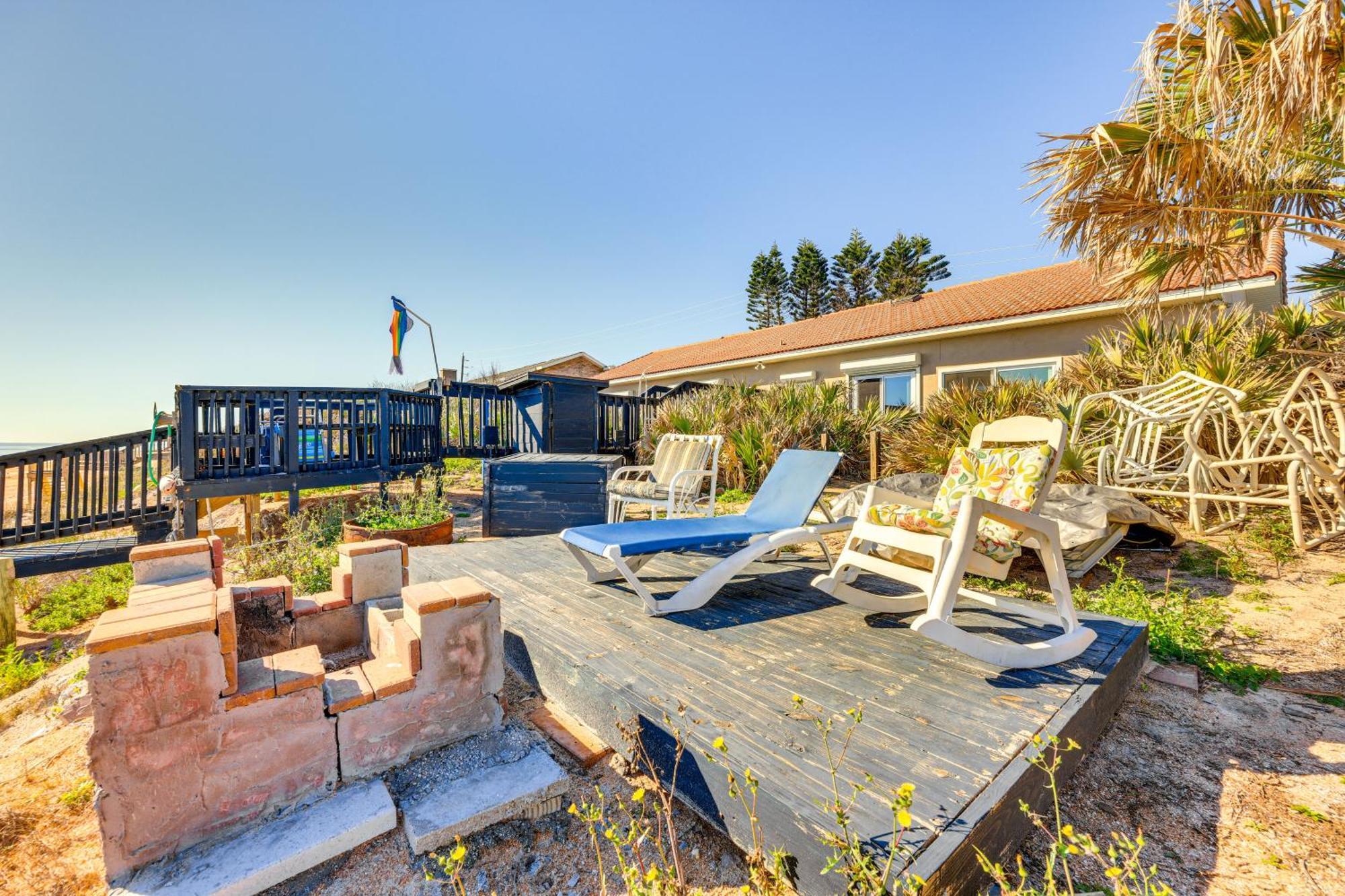 Oceanfront Oasis In Flagler Beach With Deck And Views! מראה חיצוני תמונה